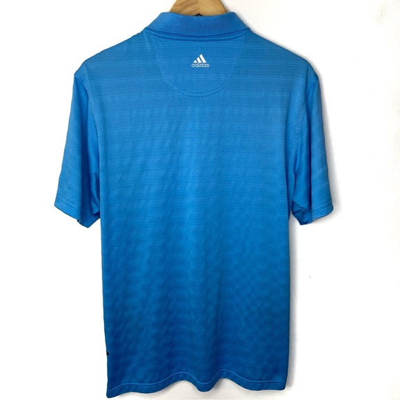 Adidas Golf Men’s Baby Blue ClimaCool Short Sleeve Tour Polo Shirt Size Medium - Picture 4 of 11
